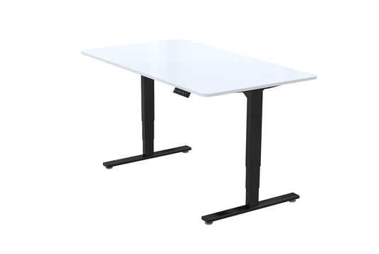 Electric Standing Desk Height-Adjustable Table (Black frame)